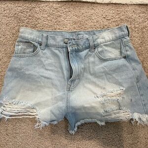Light wash Jean Shorts